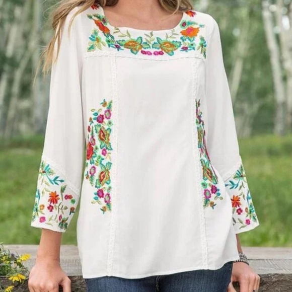 EUC Sundance Women's Embroidered Tunic Top (Small) - Picture 1 of 7